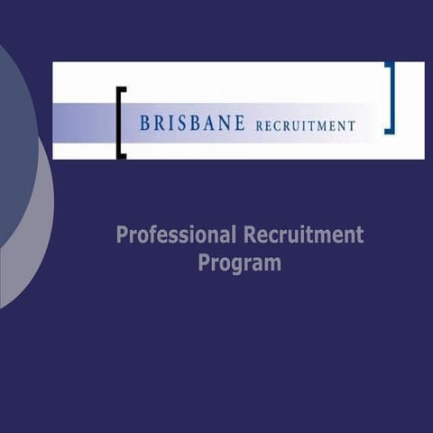 Presentation   brisbane recruitment
