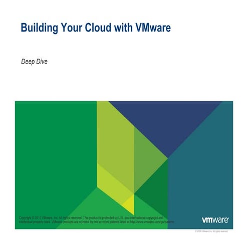 Presentation   building your cloud with v mware
