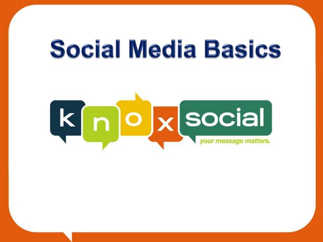 Social Media 101