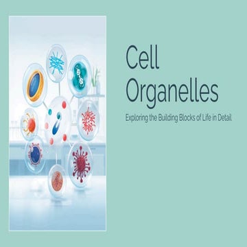 In-Depth Exploration of Cell Organelles: Building Blocks of Life | PDF