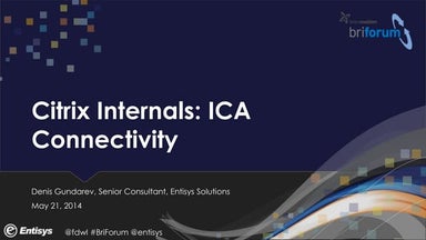 Presentation   citrix internals ica connectivity