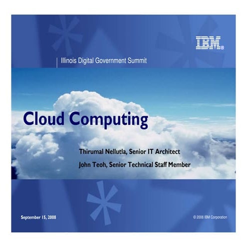 Mainframe cloud computing presentation | PPT