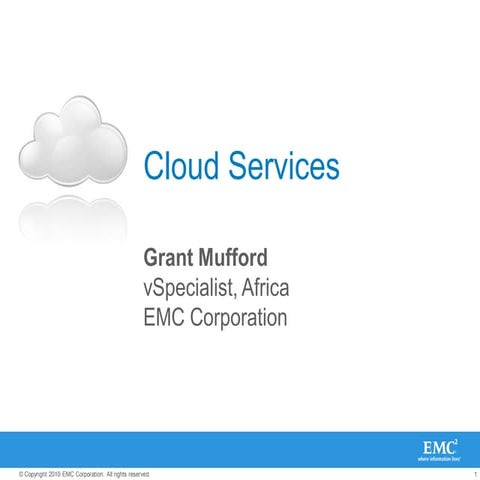 Presentation   cloud services