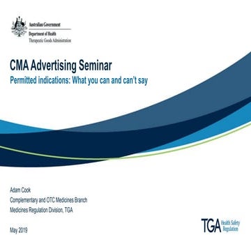 Presentation: CMA Advertising Seminar