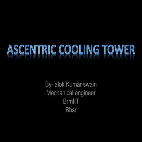 Presentation cooling tower
