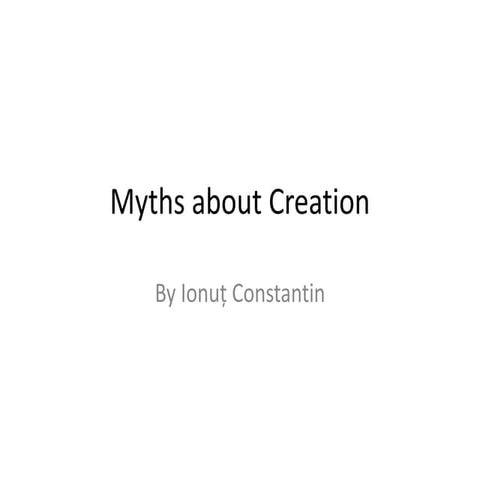 Presentation - Creation Myths.pptx