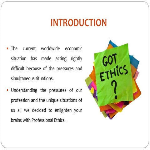 Professional Ethics