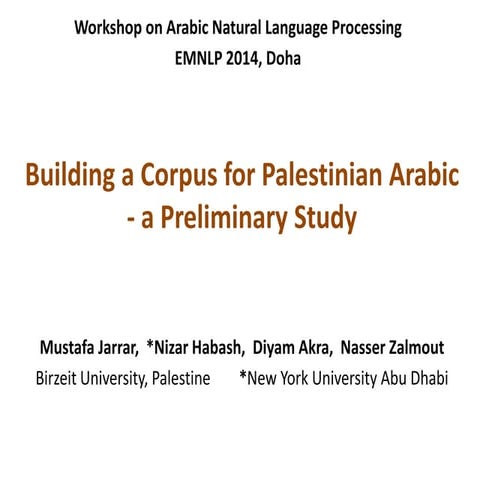 Presentation curras paper-emnlp2014-final