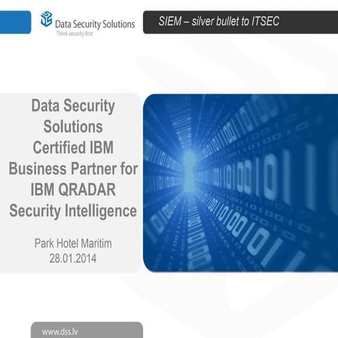 Presentation   data security solutions certified ibm business partner for ibm...