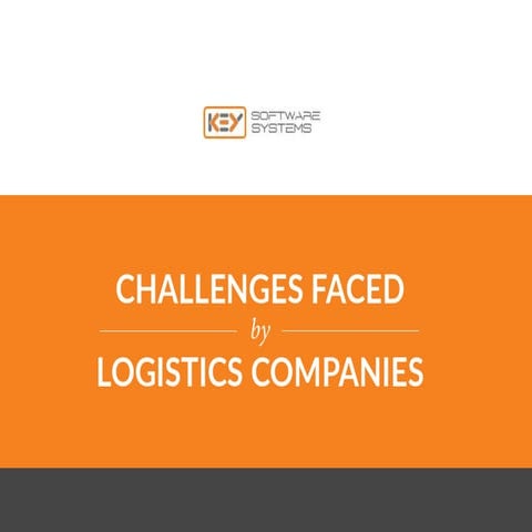 Challenges Faced by Logistics Companies