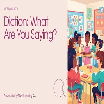 Diction types | PPTX