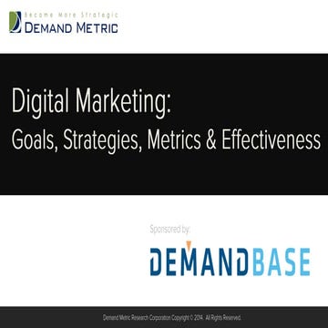 2015 Trends in B2B Digital Marketing