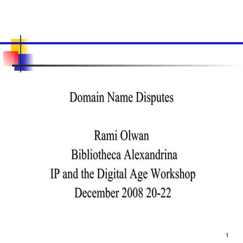 Presentation Domian Names Eqypt (Final)