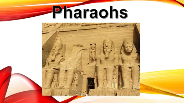 Presentation english pharaohs