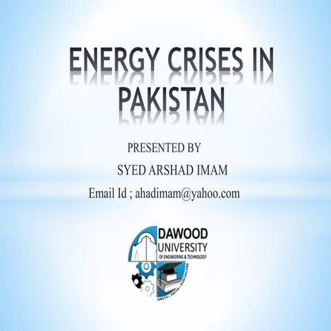 Energy Crises In Pakistan