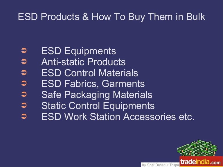 ESD Products How To Buy Them in Bulk