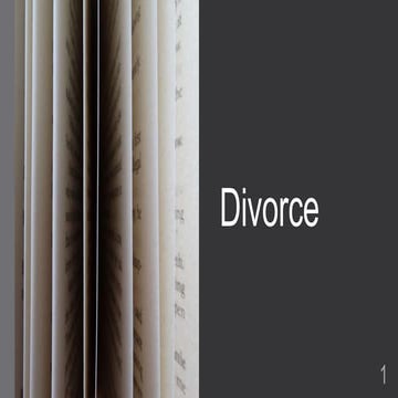 Divorce , Matrimonial remedies Family Law