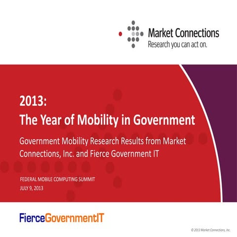 Government Mobility and Productivity - Presentation from Federal Mobile Compu...