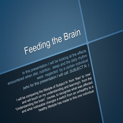 Presentation  feeding the brain
