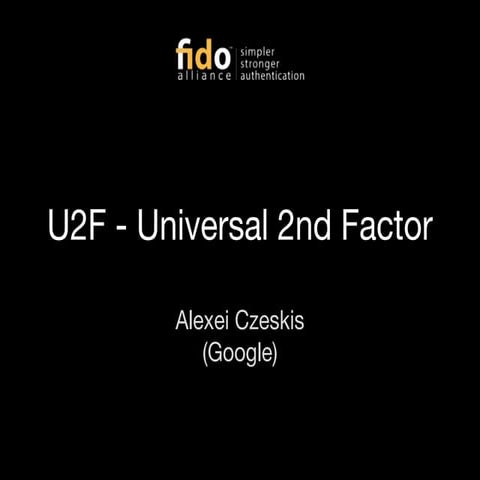 FIDO U2F Specifications: Overview & Tutorial | PDF