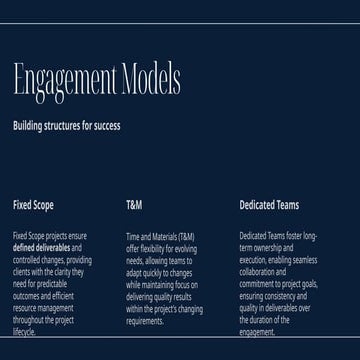 Presentation - Fixed Scope for new IT Project | PPTX