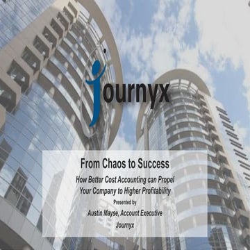 From Chaos to Success: How Better Cost Accounting Can Propel Your Company to ...