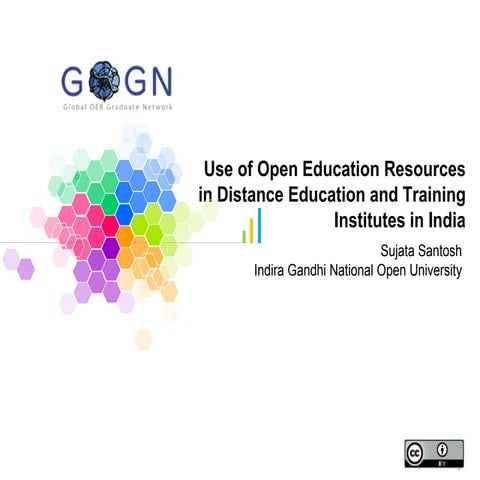 Use of Open Education Resources in Distance Education and Training Institutes...