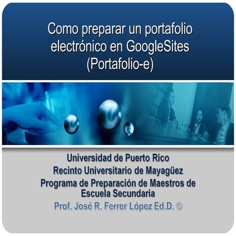 Presentation Google Sites