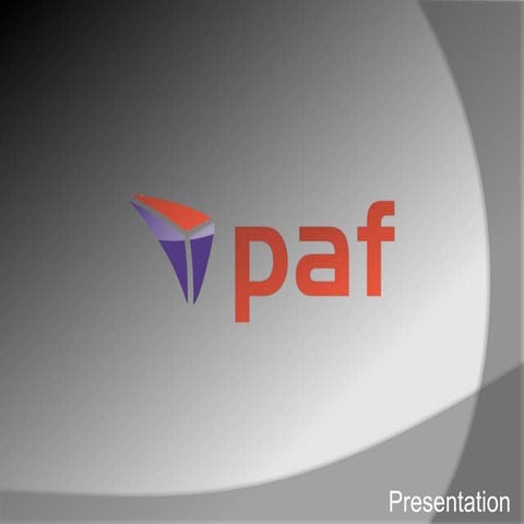 English Presentation - PAF (with pictures) | PPT