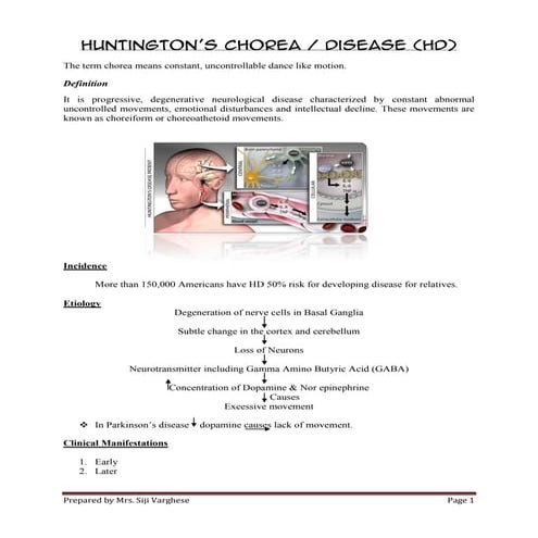 Huntingtons Disease