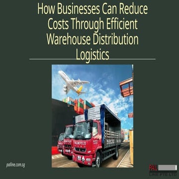 The Role of Port Efficiency in Sea Freight Forwarding | PDF