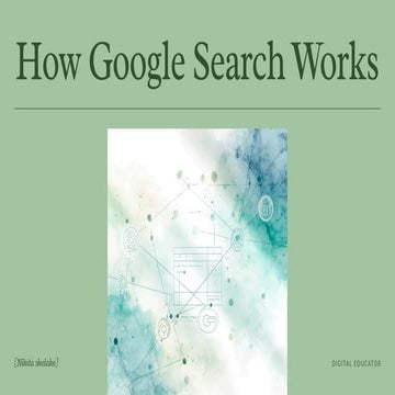 How Google Search Works: Complete Guide to Crawling, Indexing & Ranking ...