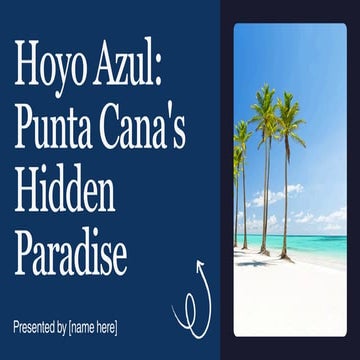 Hoyo Azul is a Punta Cana's Hidden Paradise