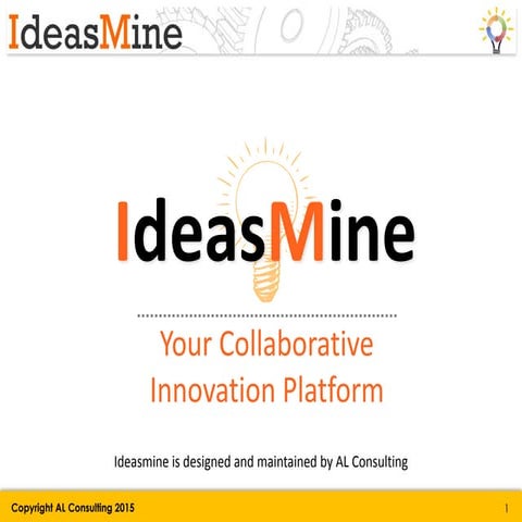 IdeasMine : Your Collaborative Innovation Platform