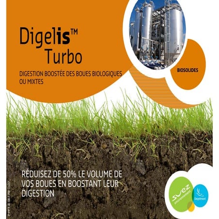 Digelis Turbo - digestion boostée des boues biologiques ou mixtes