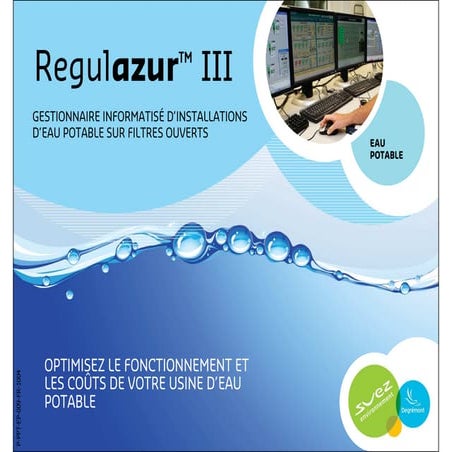 Regulazur III - Gestionnaire informatisé d’installations d’eau potable sur filtres ouverts