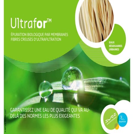 Ultrafor - Épuration biologique par membranes fibres creuses d’ultrafiltration