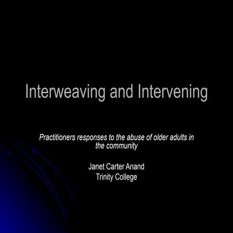 Presentation Janet Carter Anand