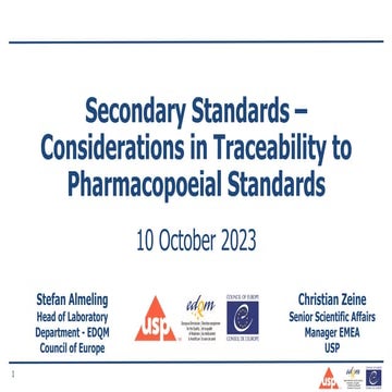 Reference standards in Pharmaceutical Industries | PPTX