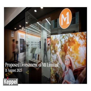 Keppel_Proposed Divestment of M1 Limited