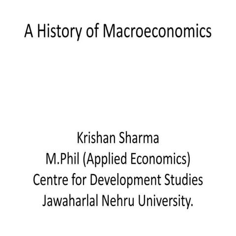 A History of Macroeconomics.