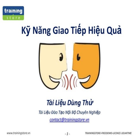 Presentation - Kỹ Năng Giao Tiếp Hiệu Quả