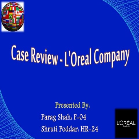 LÓreal - Case Review 