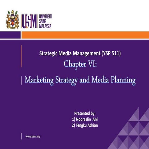 Presentation   marketing strategy and media planning