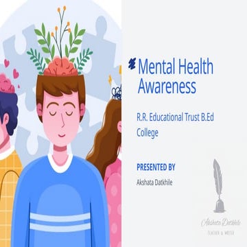 Presentation on the topic Mental Health.pptx