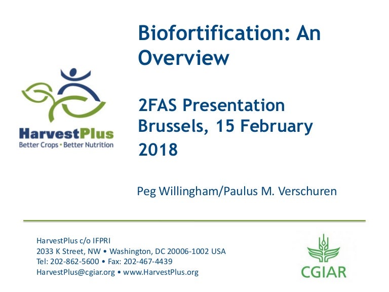 Biofortification An Overview