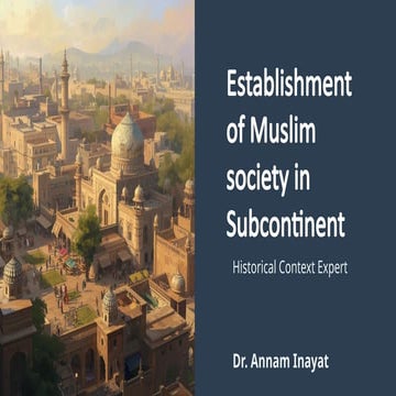Evolution of muslim society | PPTX
