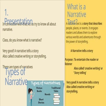 Presentation - Narrative Texts Important Details.pptx