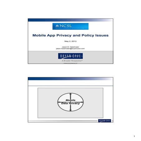 Presentation   ncsl - mobile privacy enforcement 130502 (as presented)