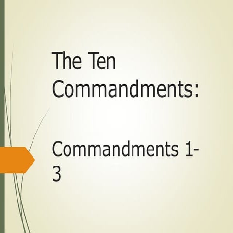 10 commandments | PPT